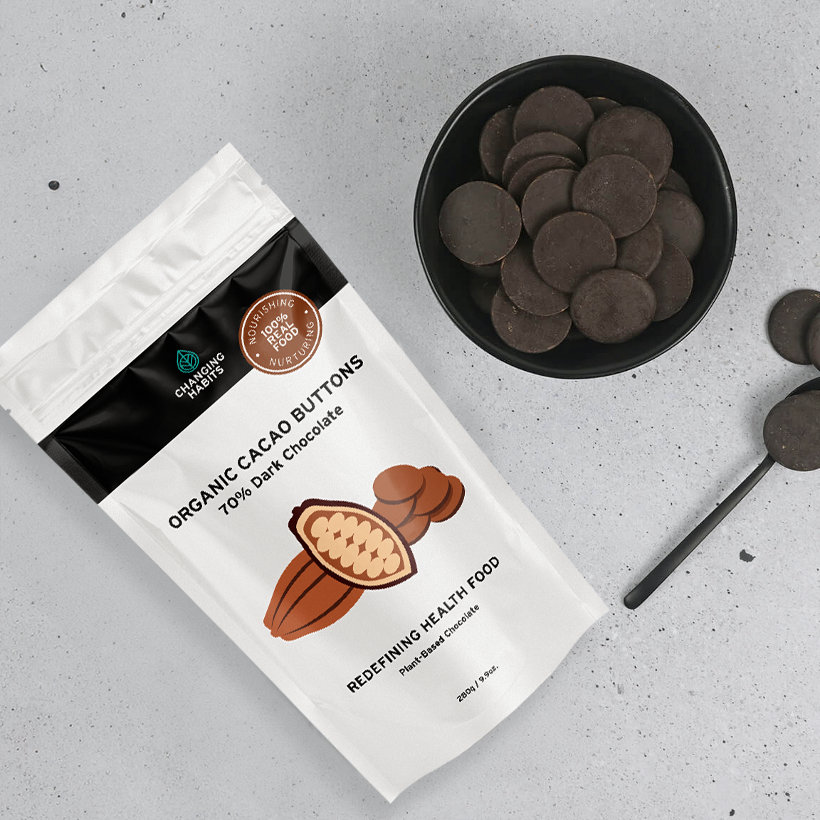 Cacao Buttons 280g