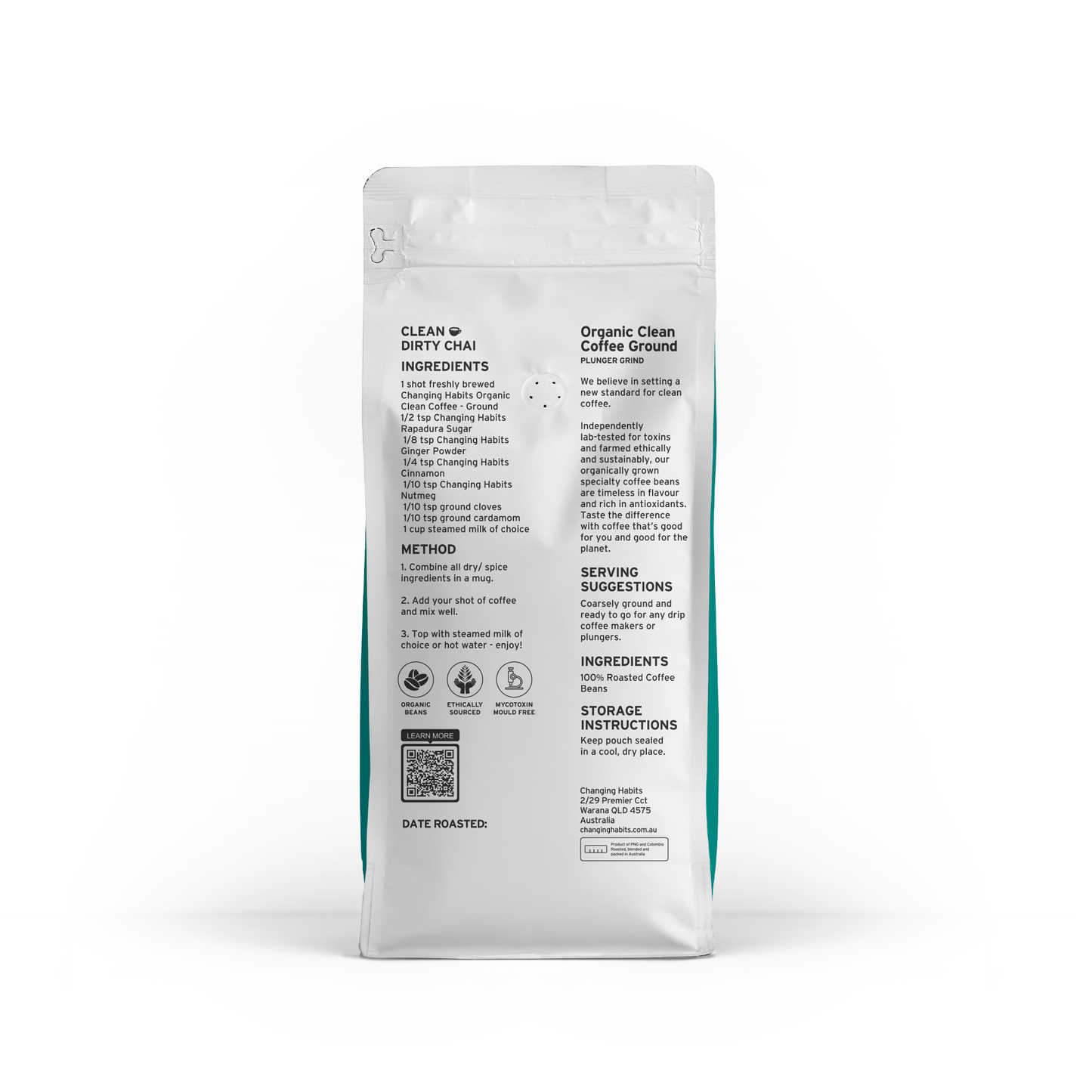 Coffee Beans Mycotoxin Organic 500grams