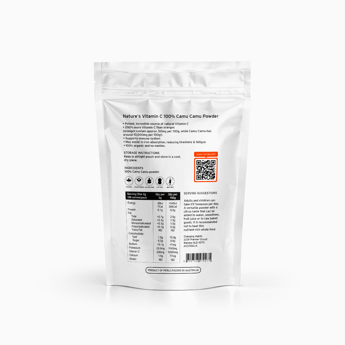 Nature's Vitamin C (Camu Camu) 200g